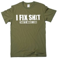 Men’s Funny DIY garage T-shirt I fix things that’s what I do engineer tee shirt