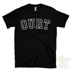 OURT T-SHIRT RETRO VARSITY STYLE belgium wallonia luxembourg