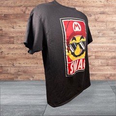 Mario Swag Black Short Sleeve T-Shirt Size Large Delta Tag