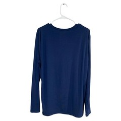 Tommy John Sleekheat Long Sleeve Crewneck Top Tee in Navy Mens XL Lightweight