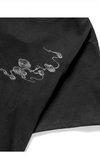 Niepce Kirin Embroidered Tee Japanese Streetwear T-Shirt for Men Large