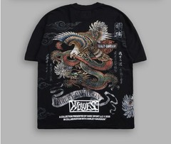 Harley-Davidson Wolves Forever Bushido Tee Box Set Black Graphic Men’s XL