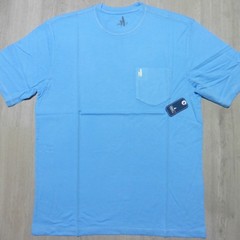 JOHNNIE O Mens S SMALL T SHIRT PALM PARADISE MALIBLU GOLF BLUE SANTA MONICA TEE