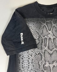 Rare Vintage Fuct Snake Skin Print T-Shirt Made in USA Sz L