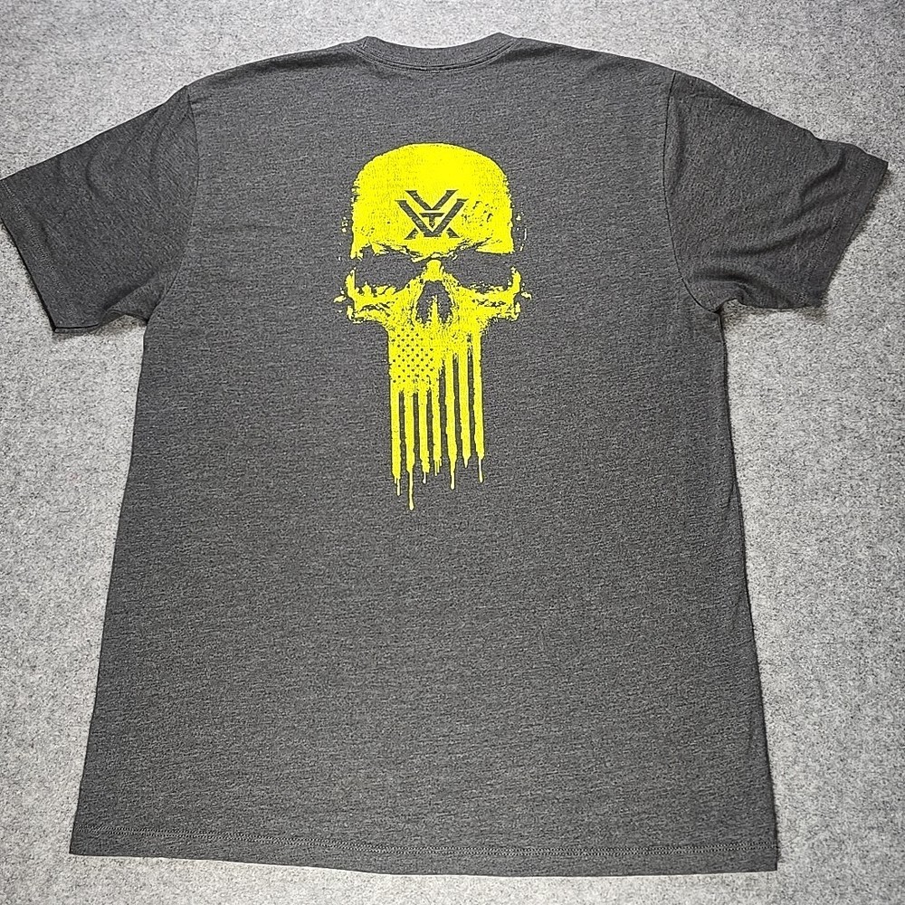 Vortex Optics Punisher Skull Logo Short Sleeve T Shirt Size Large