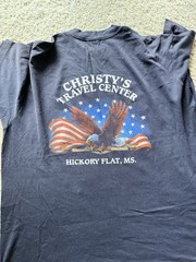 Vintage 1992 3D Emblem Truckers Only Make America Great T-Shirt USA XL