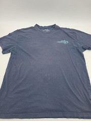 Reel Life T-Shirt Men XL Blue Graphic Print Tee.#46810