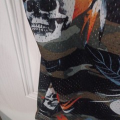 No Boundaries Multi-Color Skull and Fowers Tank Top Men’s Size S