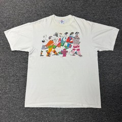 Vintage 90s The Joggers Art to Wear Bruce Johnson T-Shirt XL Single Stitch