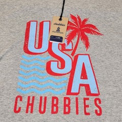 Chubbies T-Shirt Men’s XL The Chub Spangled Banner USA Non Pocket Graphic New