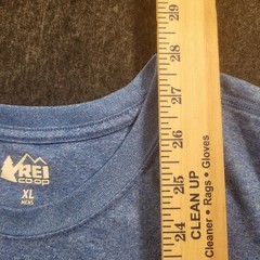 REI Co-Op T Shirt Tee Men’s XL Long Sleeve Blue Active Pursuits Gym