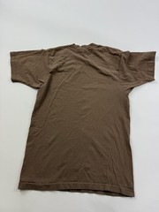 Vintage BVD Shirt Mens Medium Brown Military Undershirt Tee Single Stitch