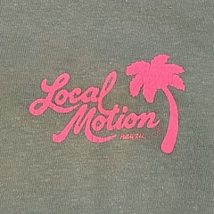 Vintage 1987 Green Local Motion Hawaii Surf Single Stitch T-Shirt Boys Medium