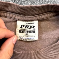 VINTAGE Pro 5 Athletic T-Shirt Men’s XL Brown Cotton Summer Casual Outdoor