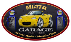 1999-04 Mazda Miata Sports Car Classic Garage Sign Wall Art Graphic Sticker