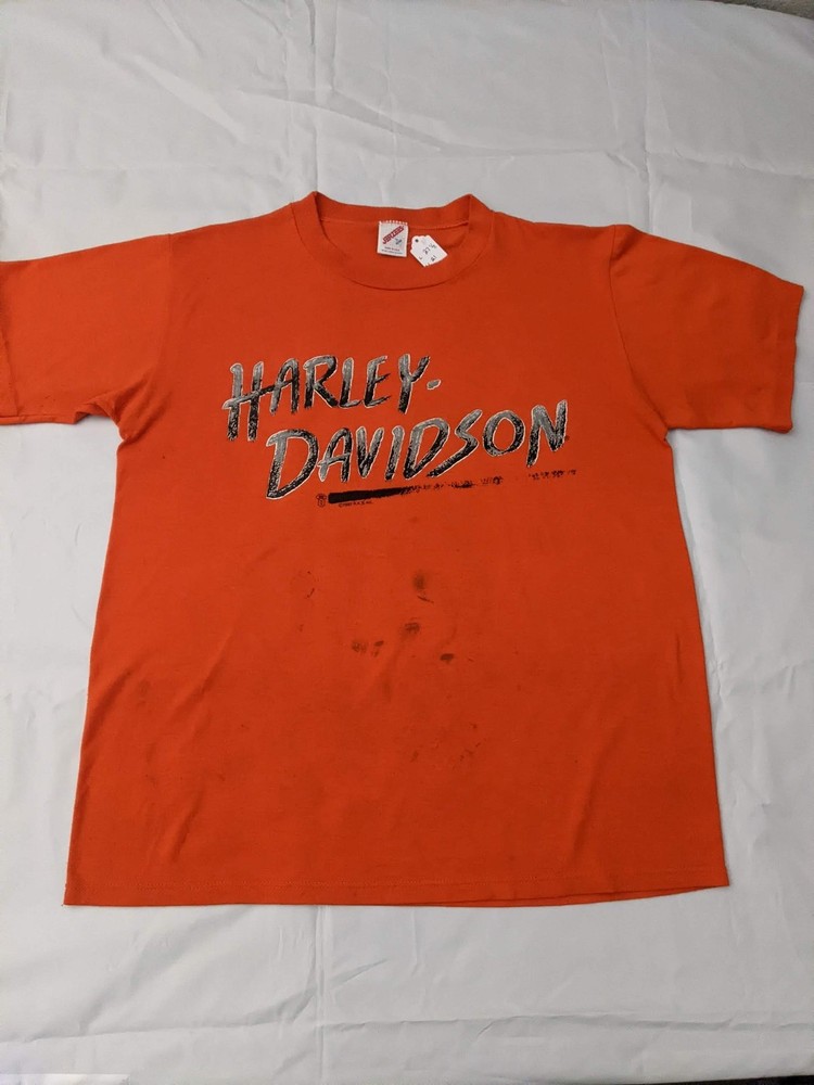 Vintage 1987 Harley-Davidson Golden Triangle Beaumont SS T-Shirt – Men’s L