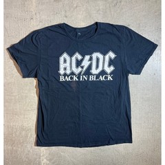 AC/DC Back in Black T-Shirt Medium Black