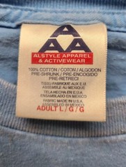Surf Shirt Mens Large Blue Cheater Five Sex Drugs Rock N Roll Hawaii FLAWED G*