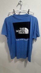The North Face T-Shirt Never Stop Exploring Blue Cotton Standard Fit Size M