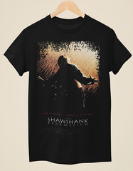 The Shawshank Redemption – Movie Poster Inspired Unisex Black T-Shirt