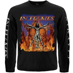 In Flames “Clayman” Long Sleeve Black T-Shirt entombed soilwork