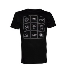 Destiny Game Symbols Adult Men’s Grey T-Shirt XX-Large