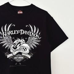 Vintage 2007 Harley-Davidson Looney Tunes Tasmanian Devil Graphic