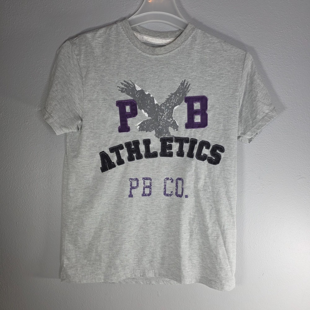 American Eagle Pacific Blue Shirt – Mens Size Small – Gray – Short Sleeve