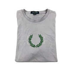 Fred Perry Light Purple Cotton Iconic Graphic T Shirt Size Men’s Small