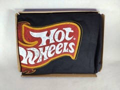HOT WHEELS 2005 NOS Vintage T SHIRT Distressed XL BLACK – BRAND NEW