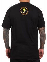 Sullen Men’s hofer Badge Short Sleeve Standard T-shirt Tattoo Style Monster Tee