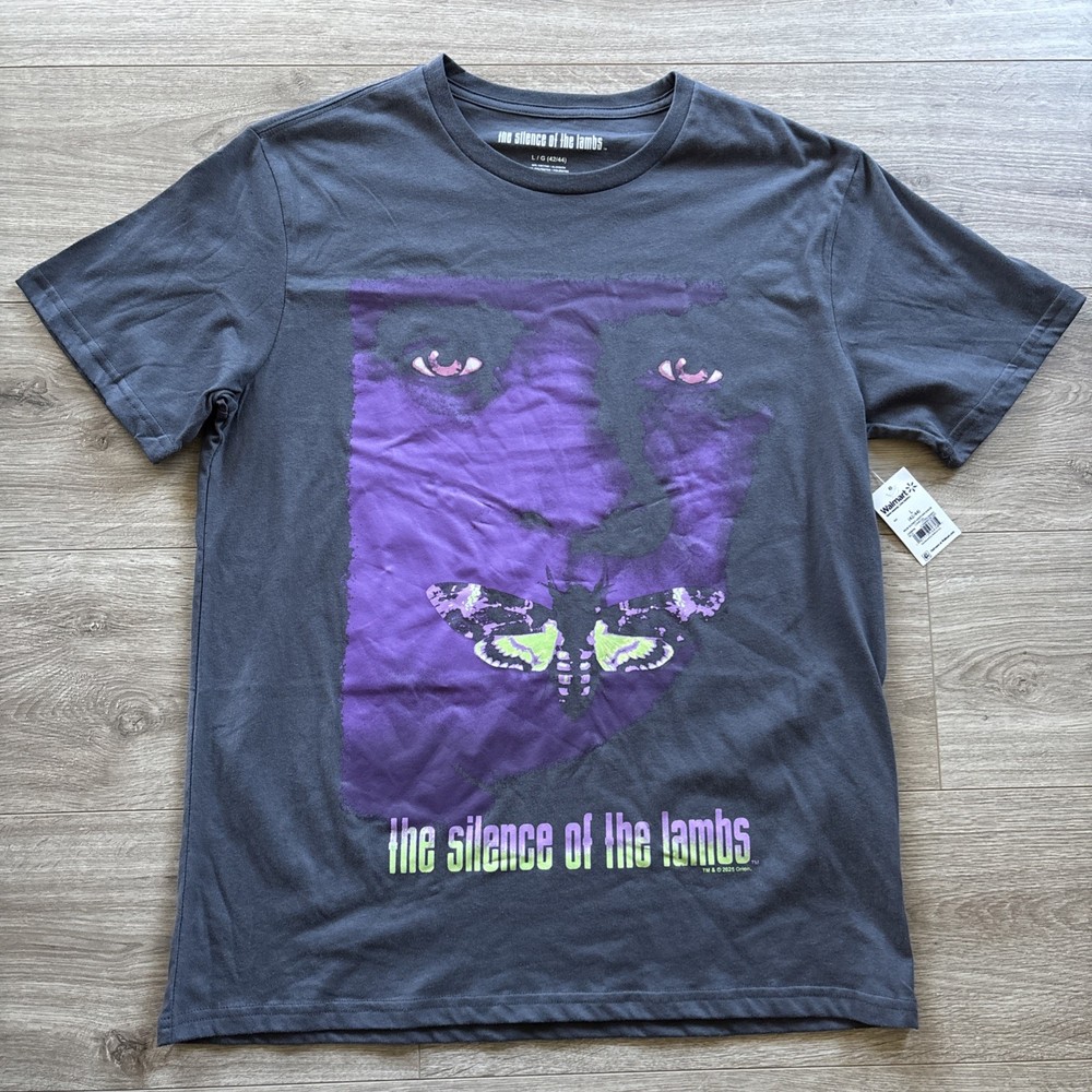 Silence Of The Lambs Shirt Large Gray Men’s Walmart Horror