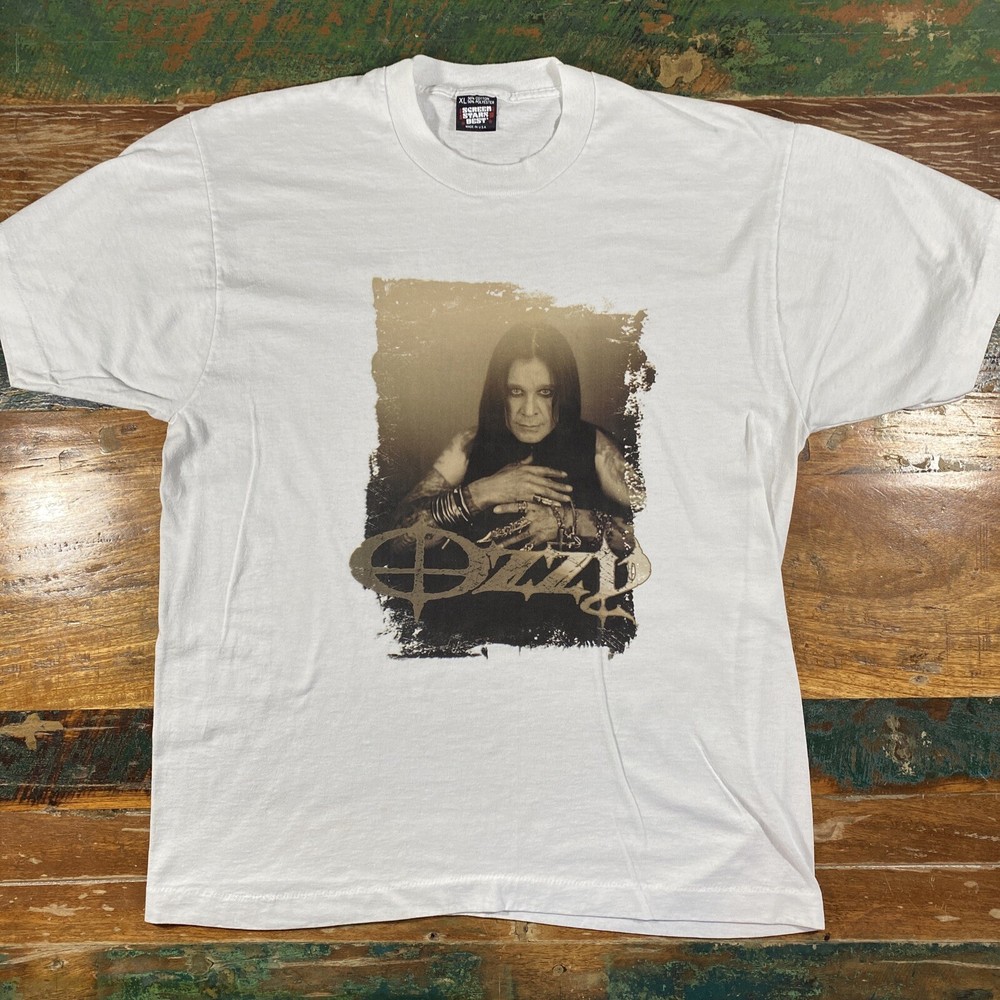 Vintage Ozzy Osbourne Shirt Adult XL Screen Stars Single Stitch Rock Band T Mint