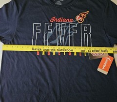 WNBA x Stitches Indiana Fever T Shirt Large Navy Blue 2025 Cotton NWT