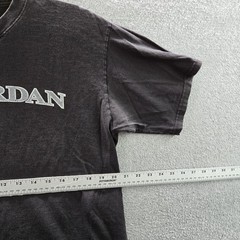 Jordan Men Shirt Medium Black Air Jumpman Logo Short Sleeve Y2K