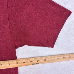 VTG A #1 Grandad Tshirt Mens L Burgundy Single Stitch Normcore 70s 80s USA