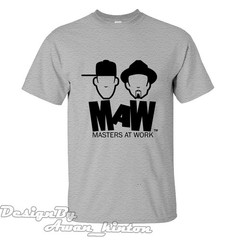 MASTER at Work Funny Record Logo TSHIRT Made In Usa Cotton