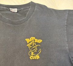 90’s Bad Boy Club – Quit Yer Snivlin’- Bold Graphic Long Sleeve T Shirt XL Black