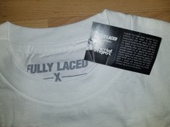 BIGFOOT ONE x FULLY LACED t-shirt white Large new w/tag FREE SHIPPING