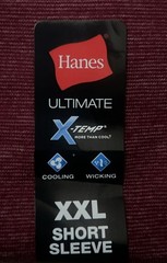 Hanes Ultimate X-Temp T-Shirts 2XL Cranberry Tart Heath New Sealed