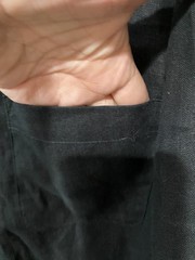 international male men’s short sleeve, black 100% linen shirt size XXL