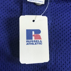 Vintage Russell Athletic Shirt Mens XL Royal Blue Mesh Henley Jersey Athletic