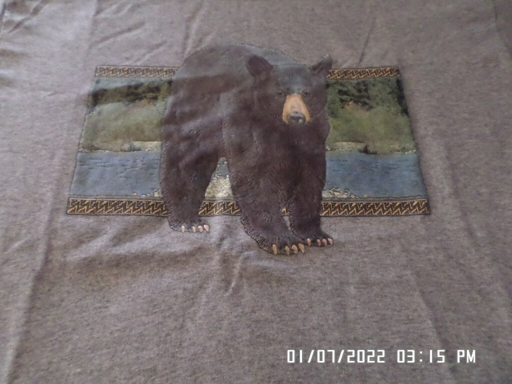 NEW T-Shirt: Black Bear Walking (LOTS of Colors & Sizes)