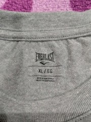 Everlast Men’s Crew Neck Heather Grey T-shirt Size XL Pre-owned Good Condition