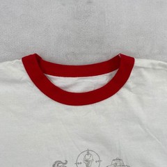 John Carpenter Anthology Movie Themes Promo T-Shirt Mens White Red Ringer Tee