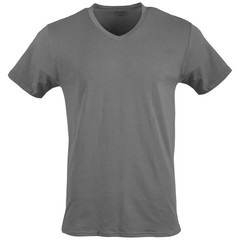 Gildan Men’s V-Neck T-Shirts, X-Large, Black/Sport Grey/Charcoal (5-pack)