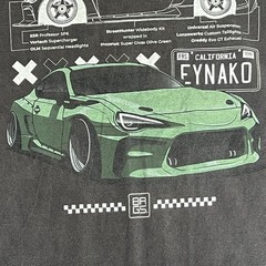 Subaru BRZ Shirt XL Blk Street Toyota GR86 Race Drift Subie BRGS California 3204