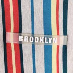 Vox Populi Brooklyn Shirt Mens L Multicolor Stripe Graphic Tee Jersey Knit