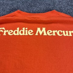 Freddie Mercury Graphic T-shirt Men XL Orange Music Official Merch