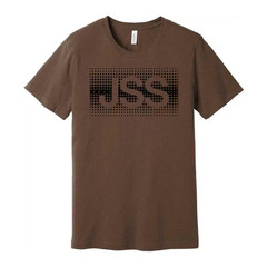 Christian Unisex Short Sleeve Graphic Tee With Halftone Logo Design For Church B